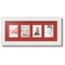 ArtToFrames Collage Photo Picture Frame with 4 - 2.5x3.5 inch Openings, Framed in White with Over 62 Mat Color Options and Regular Glass (CSM-3966-20)